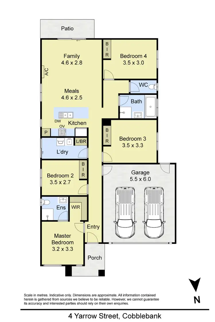 Floorplan of Homely house listing, 4 Yarrow Street, Cobblebank VIC 3338