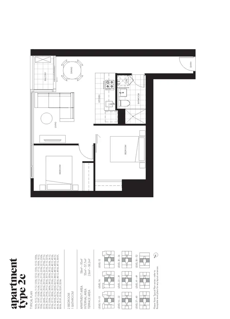 Floorplan of Homely apartment listing, 4806/80 A'Beckett Street, Melbourne VIC 3000
