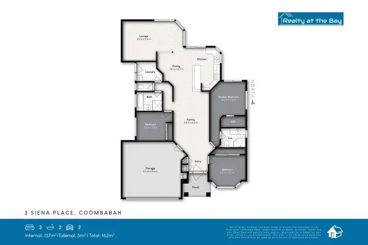 Floorplan of Homely house listing, 3 Siena Place, Coombabah QLD 4216