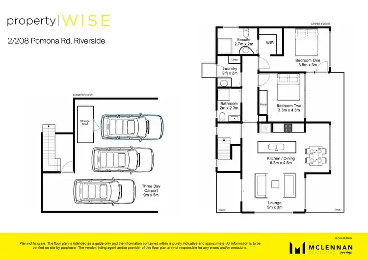 Floorplan of Homely house listing, 2/208 Pomona Road, Riverside TAS 7250