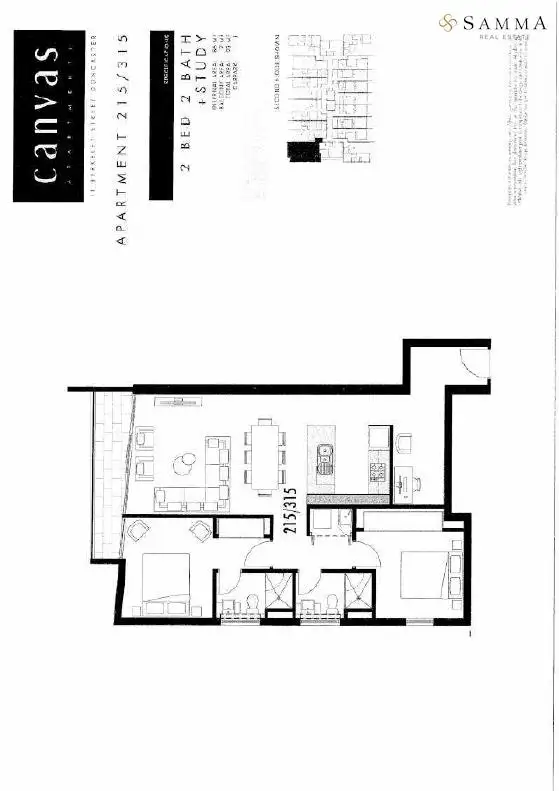 Floorplan of Homely apartment listing, 315/7-11 Berkeley Street, Doncaster VIC 3108