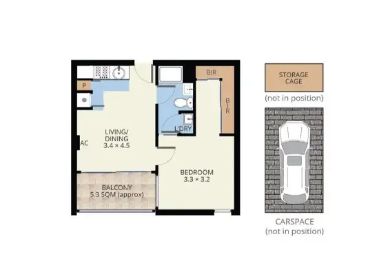 Floorplan of Homely apartment listing, 504/50 Stanley Street, Collingwood VIC 3066