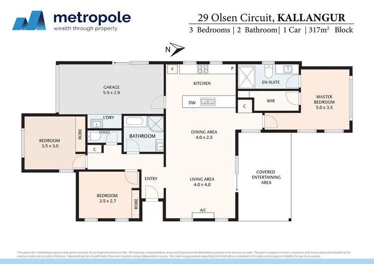 Floorplan of Homely house listing, 29 Olsen Circuit, Kallangur QLD 4503