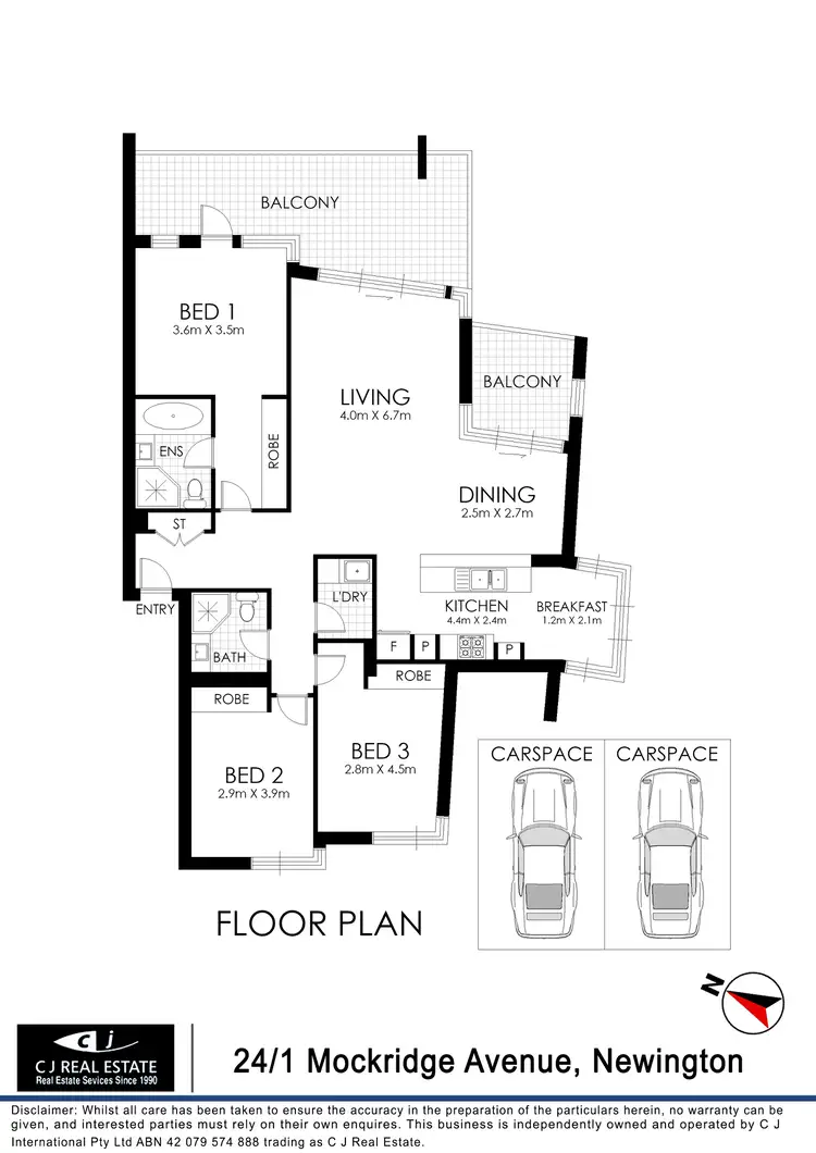 Floorplan of Homely unit listing, 24/1 Mockridge Ave, Newington NSW 2127