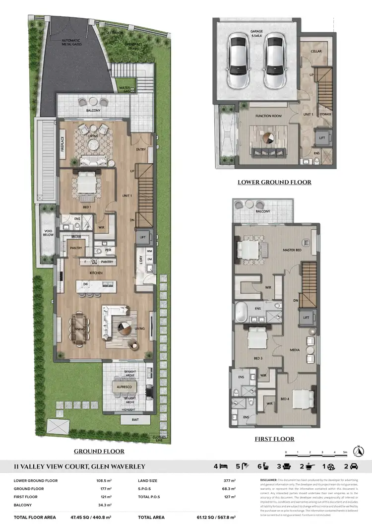 Floorplan of Homely house listing, 11 Valley View Court, Glen Waverley VIC 3150