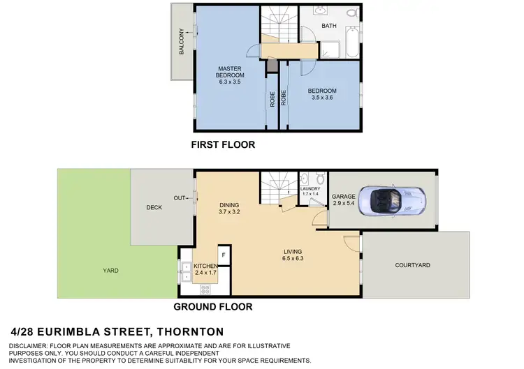 Floorplan of Homely unit listing, 4/28-32 Eurimbla Street, Thornton NSW 2322