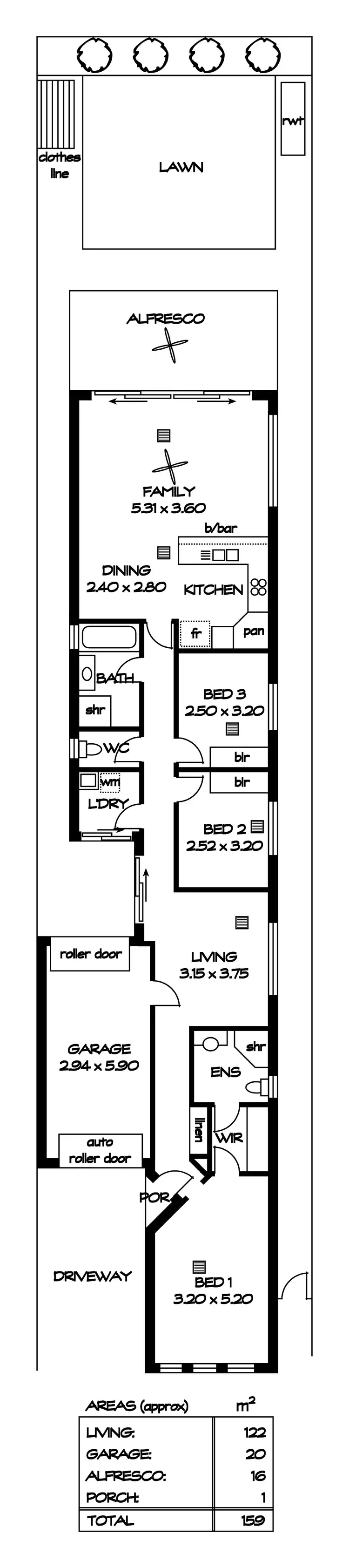 Floorplan of Homely house listing, 24A Galway Street, Kilburn SA 5084