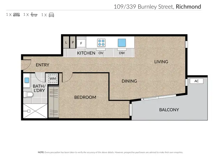Floorplan of Homely apartment listing, 109/339 Burnley Street, Richmond VIC 3121