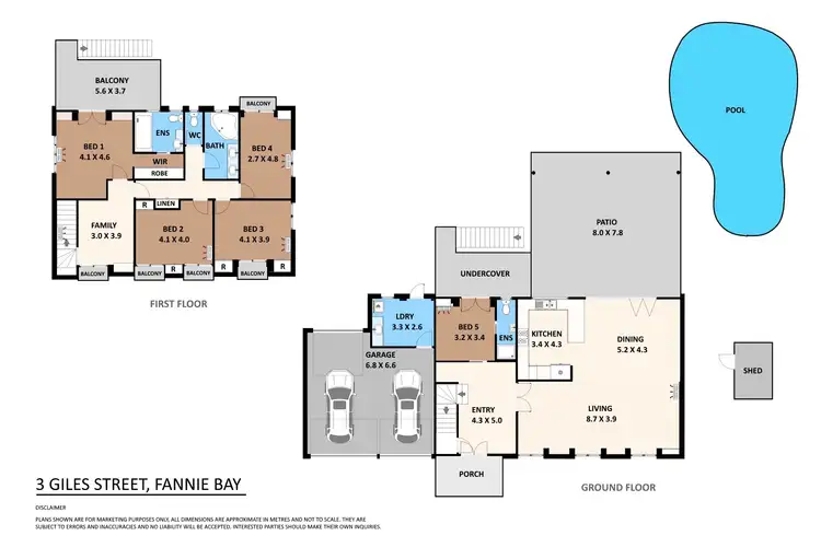 Floorplan of Homely house listing, 3 Giles Street, Fannie Bay NT 820