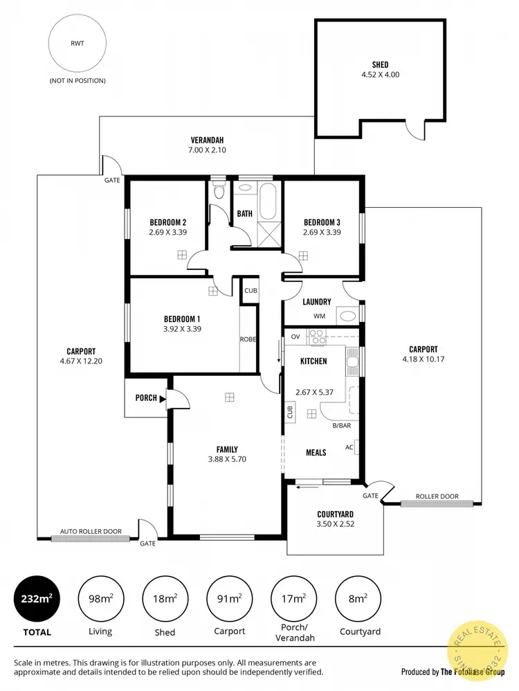 Floorplan of Homely house listing, 28 Apollo Drive, Hallett Cove SA 5158