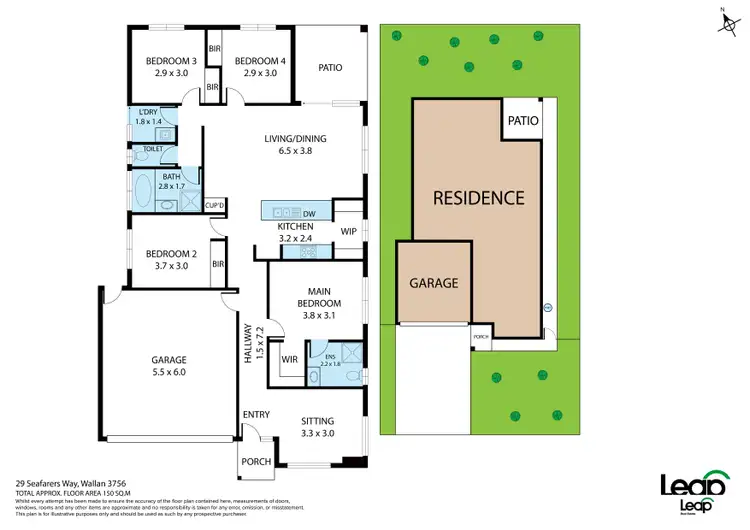 Floorplan of Homely house listing, 29 Seafarers Way, Wallan VIC 3756