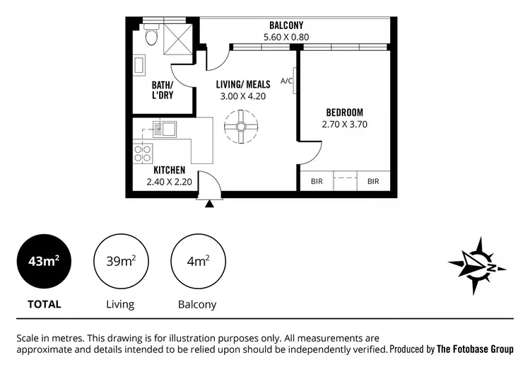 Floorplan of Homely apartment listing, 66/19 South Terrace, Adelaide SA 5000