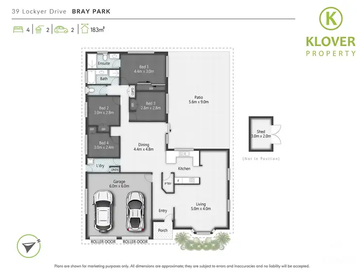 Floorplan of Homely house listing, 39 Lockyer Drive, Bray Park QLD 4500