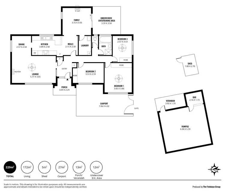 Floorplan of Homely house listing, 16 Stirling Drive, Morphett Vale SA 5162