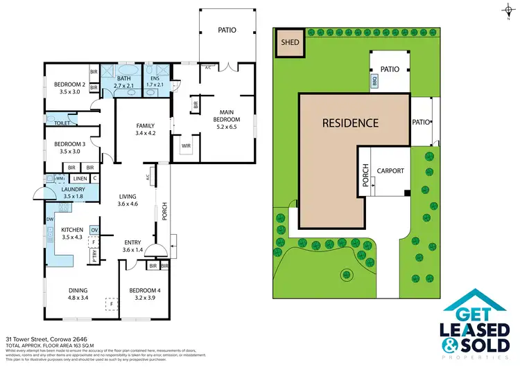 Floorplan of Homely house listing, 31 Tower St, Corowa NSW 2646