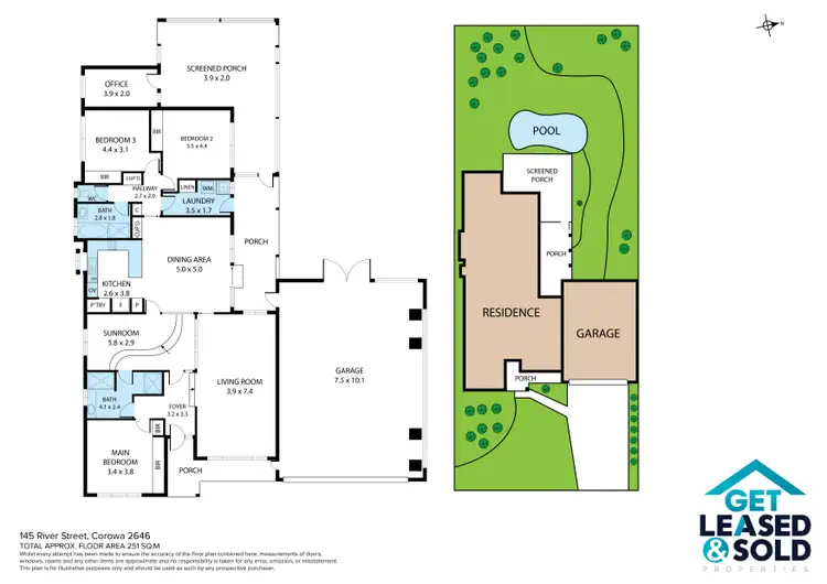 Floorplan of Homely house listing, 145 River St, Corowa NSW 2646