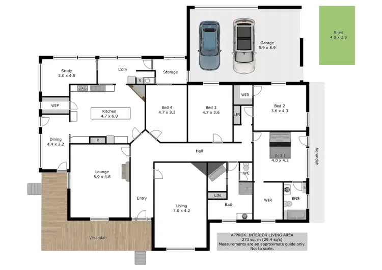 Floorplan of Homely house listing, 9 Gray St, Corowa NSW 2646