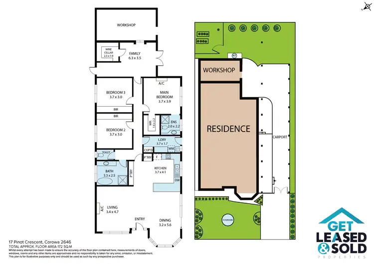 Floorplan of Homely house listing, 17 Pinot Cresent, Corowa NSW 2646