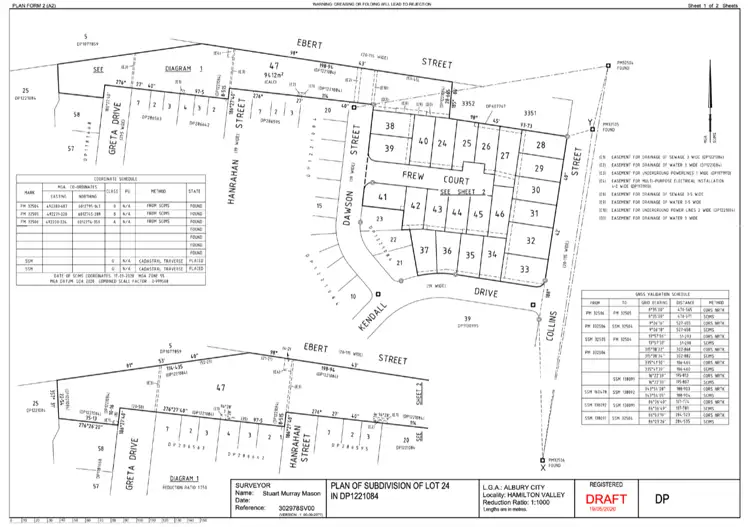Floorplan of Homely land listing, Lot 37 Kendall St, Hamilton Valley NSW 2641