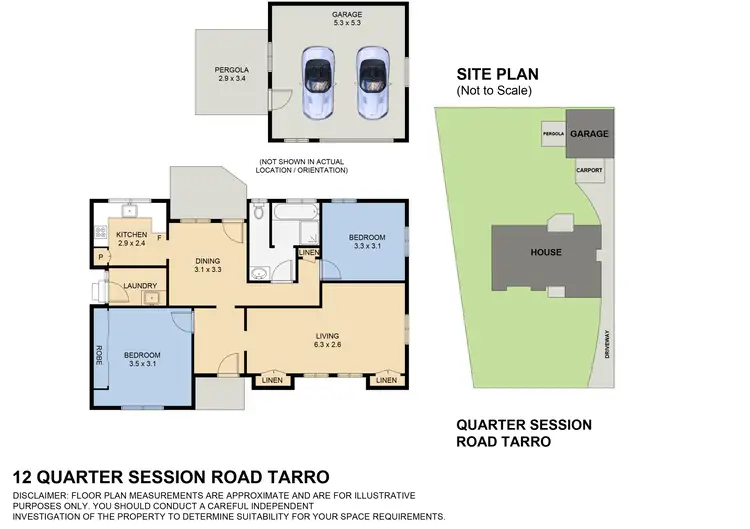 Floorplan of Homely house listing, 12 Quarter Sessions Road, Tarro NSW 2322