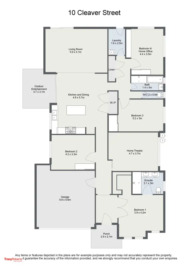 Floorplan of Homely house listing, 10 Cleaver St, Bungarribee NSW 2767