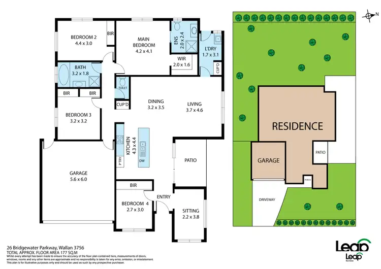 Floorplan of Homely house listing, 26 Bridgewater Parkway, Wallan VIC 3756
