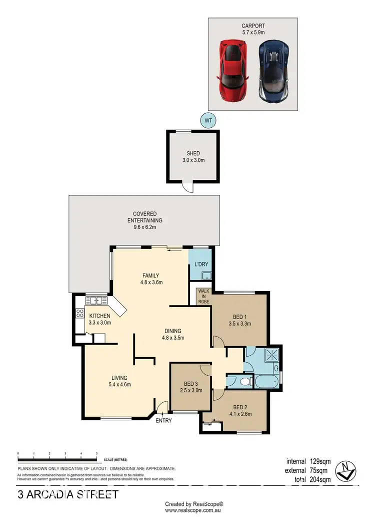 Floorplan of Homely house listing, 3 Arcadia Street, Capalaba QLD 4157