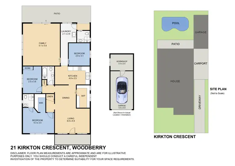 Floorplan of Homely house listing, 21 Kirkton Crescent, Woodberry NSW 2322