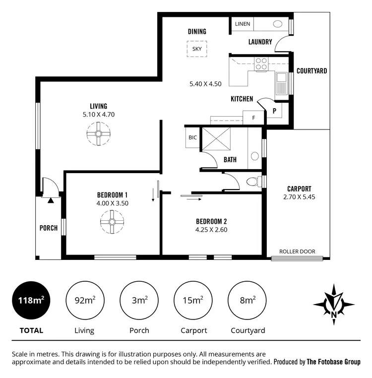 Floorplan of Homely unit listing, 1/50 Augusta Street, Glenelg East SA 5045