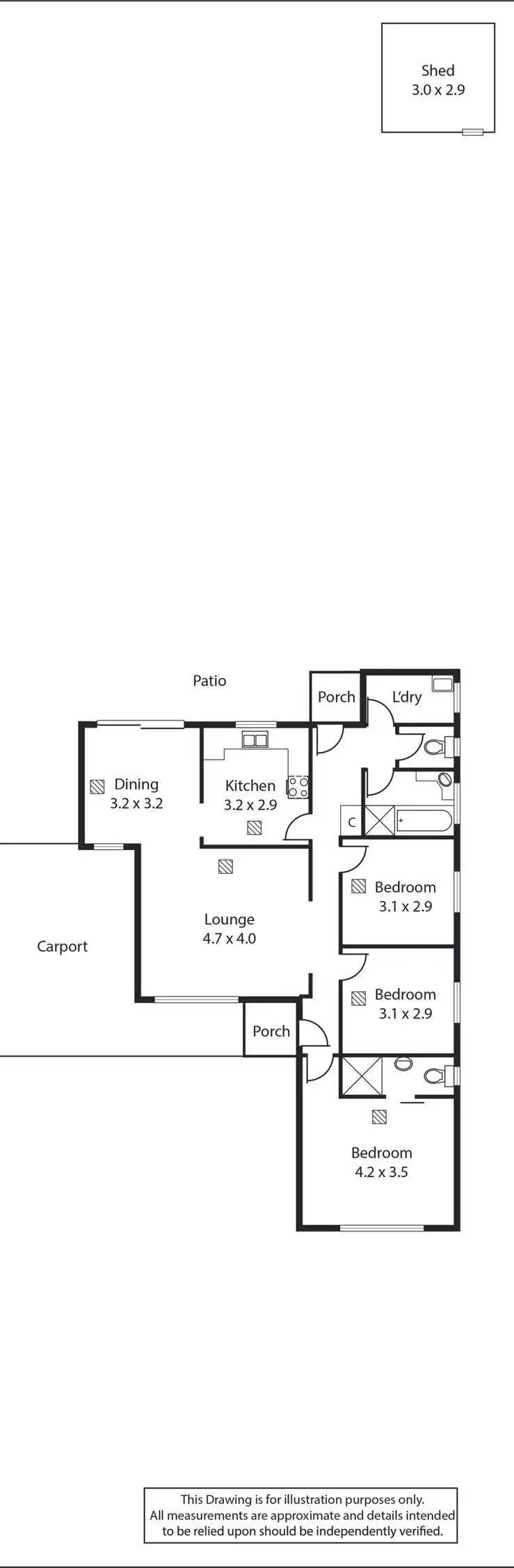Floorplan of Homely house listing, 21 Hounslow Avenue, Cowandilla SA 5033