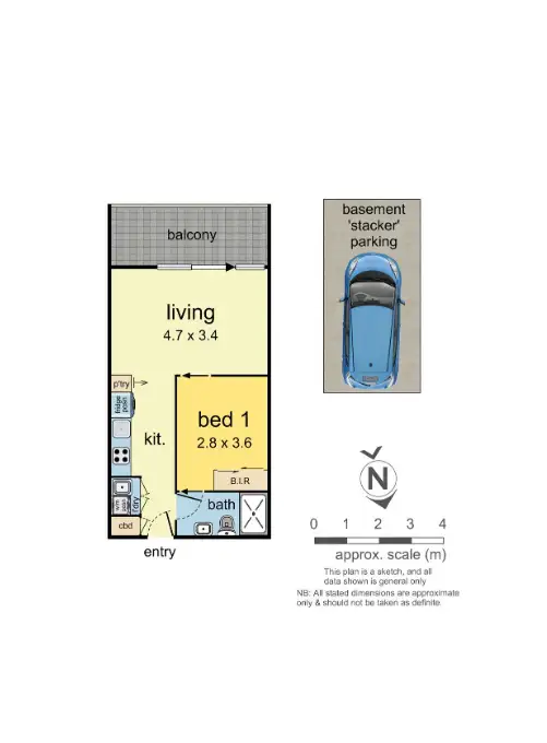 Floorplan of Homely apartment listing, 109/2 Archibald Street, Box Hill VIC 3128