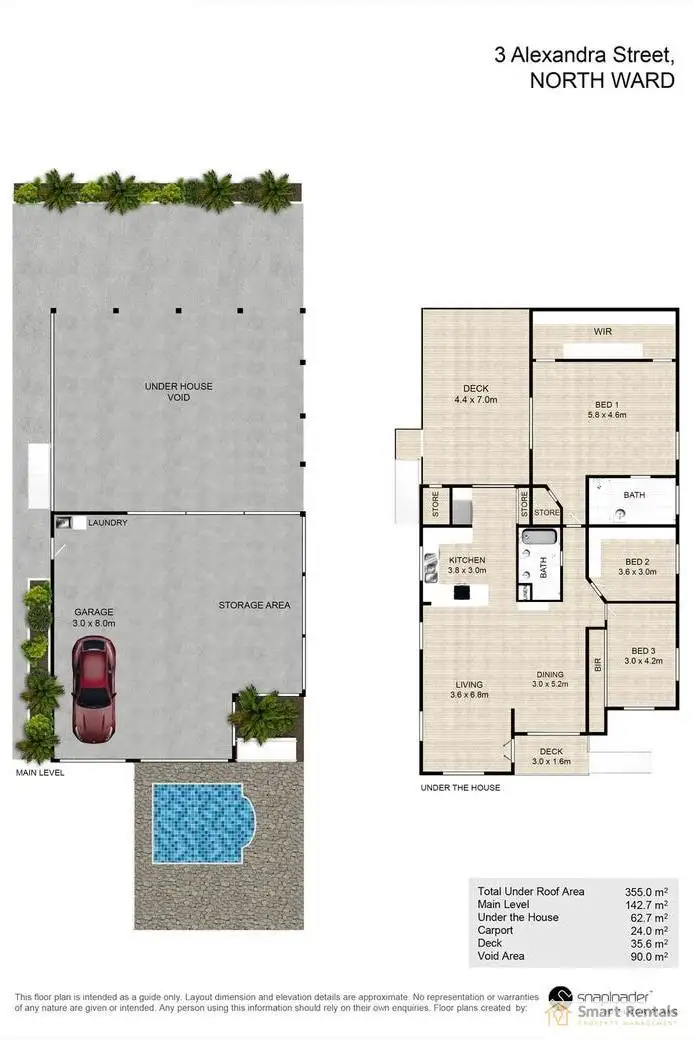 Floorplan of Homely house listing, 3 Alexandra Street, North Ward QLD 4810