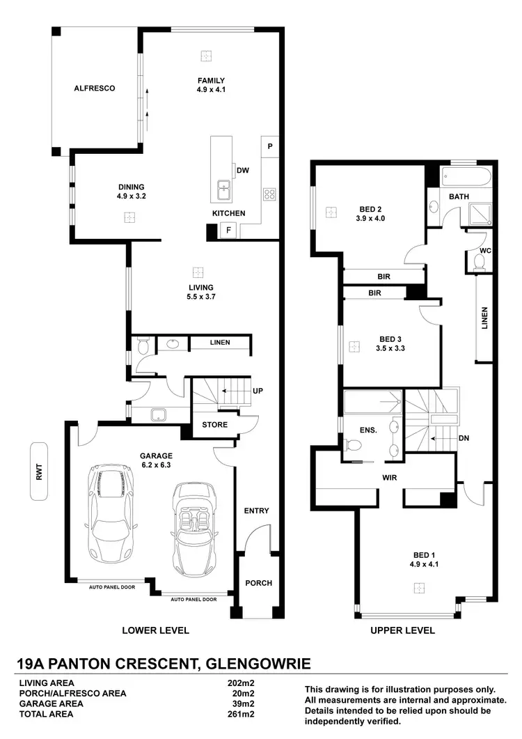 Floorplan of Homely house listing, 19a Panton Crescent, Glengowrie SA 5044