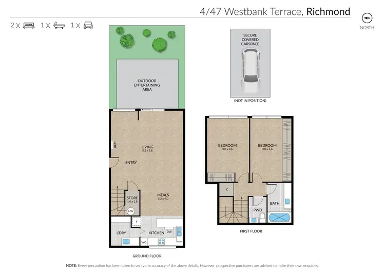 Floorplan of Homely unit listing, 4/47 Westbank Terrace, Richmond VIC 3121