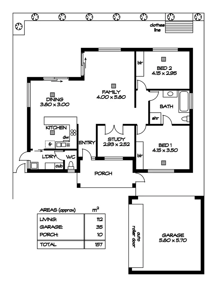 Floorplan of Homely house listing, 4A Hereford Street, Enfield SA 5085