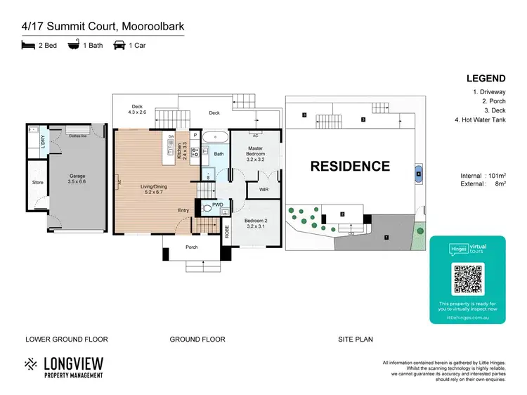 Floorplan of Homely townhouse listing, 4/17 Summit Court, Mooroolbark VIC 3138