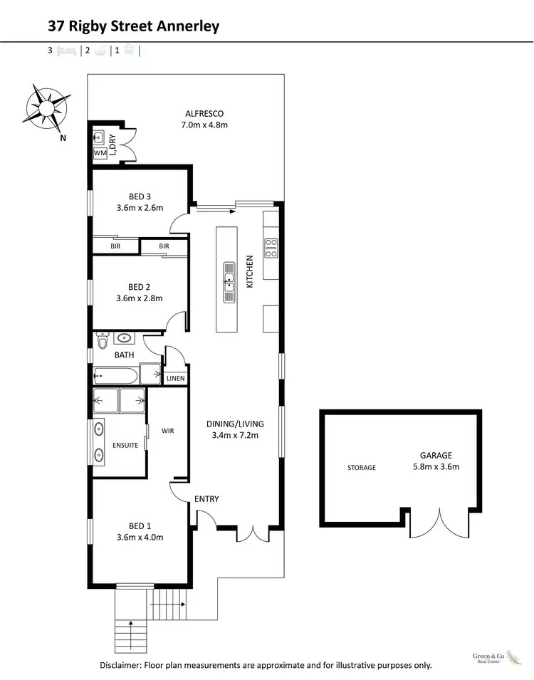 Floorplan of Homely house listing, 37 Rigby Street, Annerley QLD 4103
