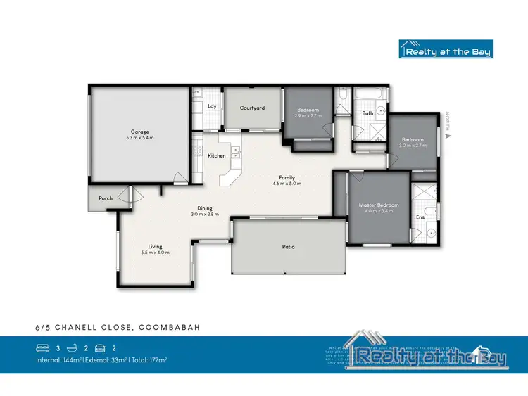 Floorplan of Homely house listing, 6/5 Chanell close, Coombabah QLD 4216