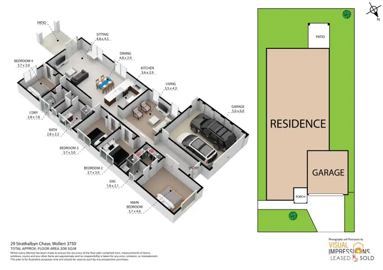 Floorplan of Homely house listing, 29 Strathalbyn Chase, Wollert VIC 3750