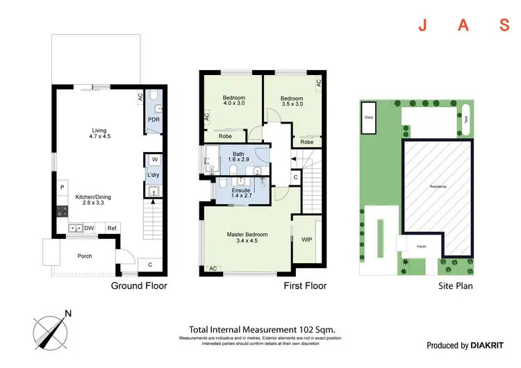 Floorplan of Homely townhouse listing, 27 Park Avenue, West Footscray VIC 3012