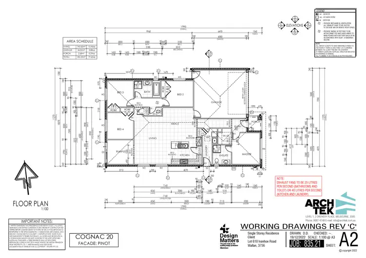 Floorplan of Homely house listing, 20 Ivanhoe Road, Wallan VIC 3756
