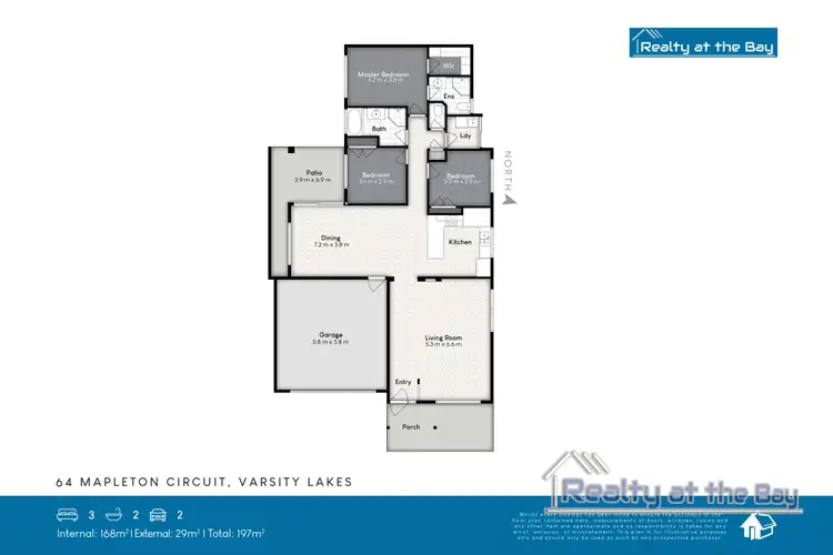 Floorplan of Homely house listing, 64 Mapleton Circuit, Varsity Lakes QLD 4227