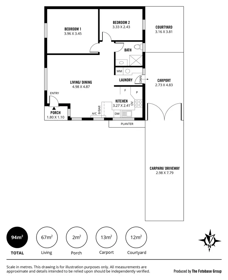 Floorplan of Homely unit listing, 10/42-44 Bath Street, Glenelg South SA 5045