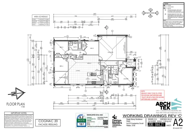 Floorplan of Homely house listing, 12 Juniperina Circuit, Wallan VIC 3756