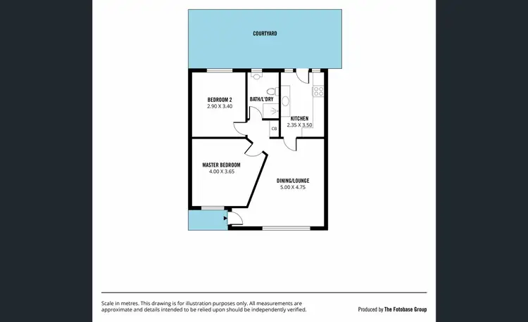 Floorplan of Homely unit listing, 4/6 Burke Street, Seacliff Park SA 5049