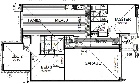Floorplan of Homely house listing, 51 Madisons Avenue, Diggers Rest VIC 3427
