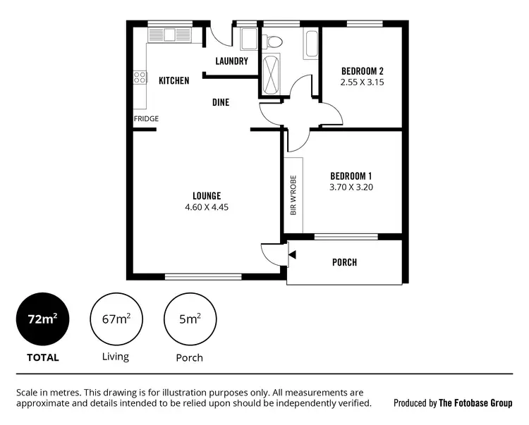 Floorplan of Homely unit listing, 2/2 Pickering Avenue, Fullarton SA 5063