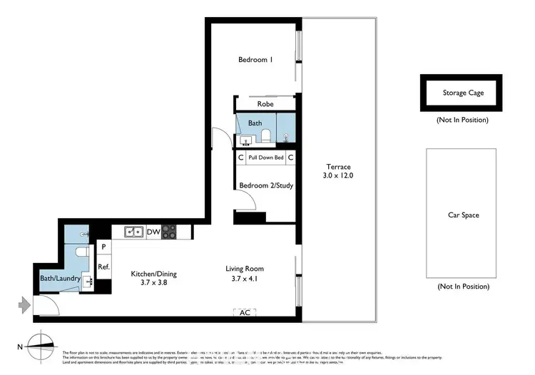 Floorplan of Homely apartment listing, 101/6 Acacia Place, Abbotsford VIC 3067