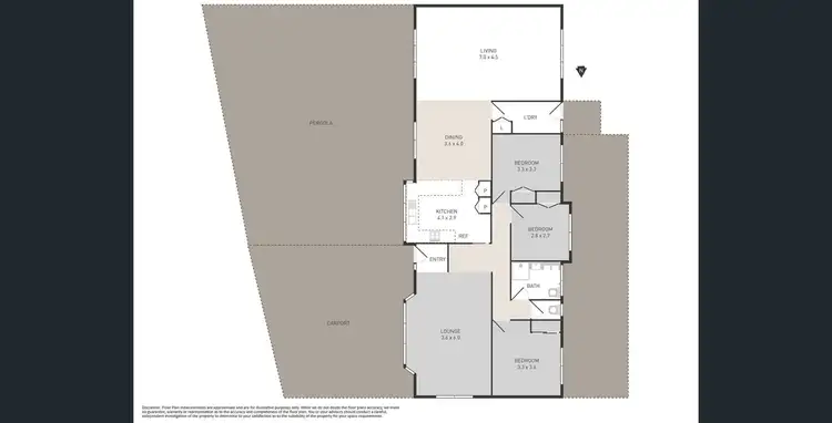 Floorplan of Homely house listing, 23 Flinders Crescent, Wyndham Vale VIC 3024