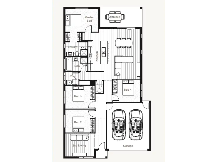 Floorplan of Homely house listing, 54 Bowler Avenue, Clyde VIC 3978